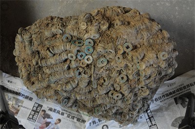 漢代窖藏五銖錢山