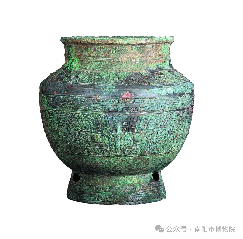 文明在宛 | 南陽(yáng)歷史基本陳列：獸面紋銅罍（12）